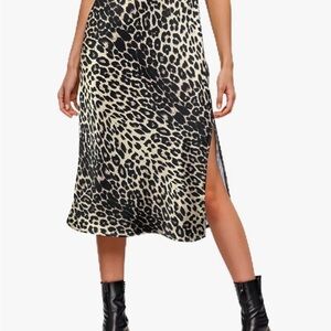 Leopard Print Women's Skirt